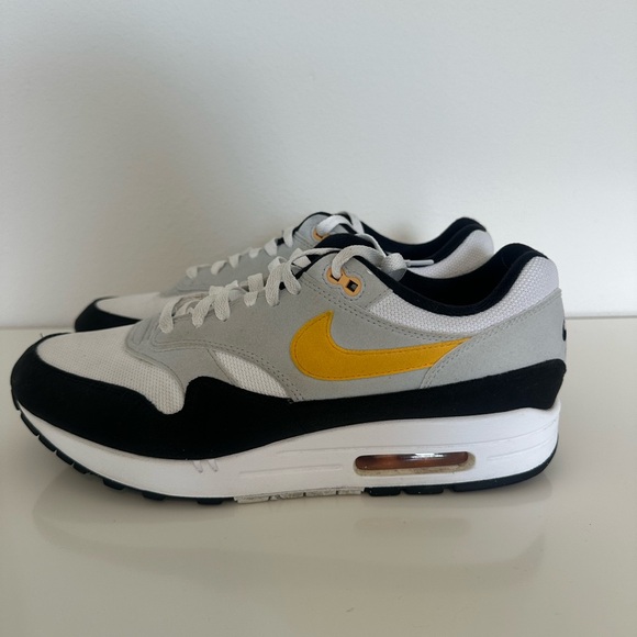 Nike Air Max Sneakers - White, Black, Yellow - Picture 1 of 6